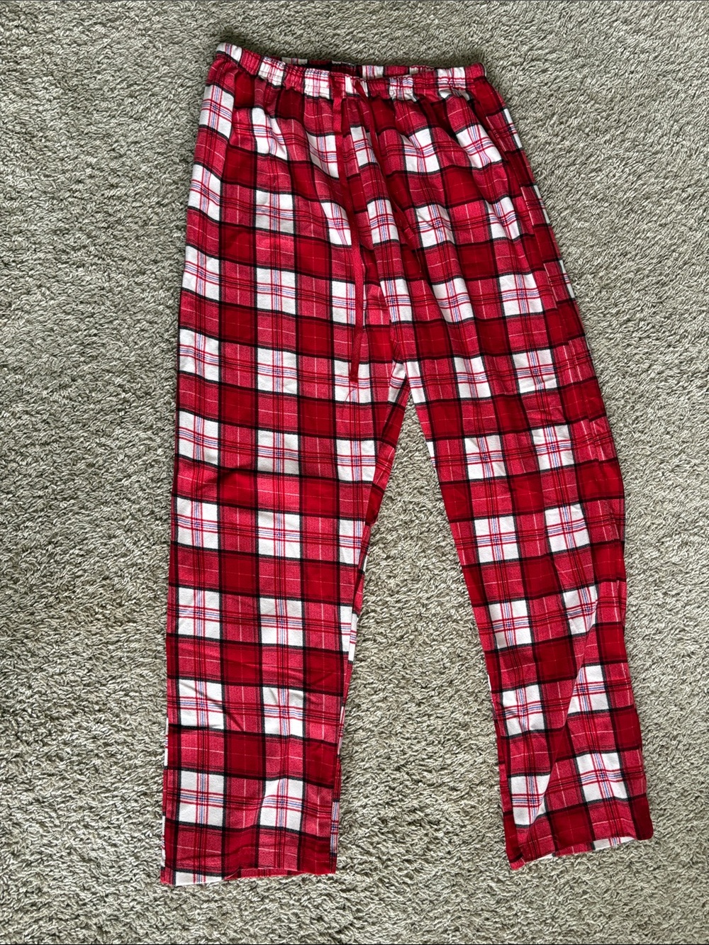 Red Plaid Pajama Pants - Cozy Flannel Sleepwear